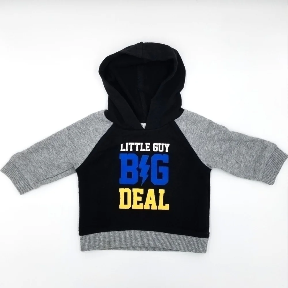 Koala Kids Little Guy Big Deal Hoodie 3m